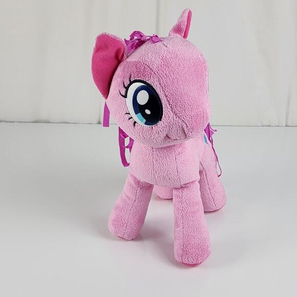 Hasbro 2012 My Little Pony Pinkie Pie 12" Stuffed Animal Pink Plush - Picture 2 of 10